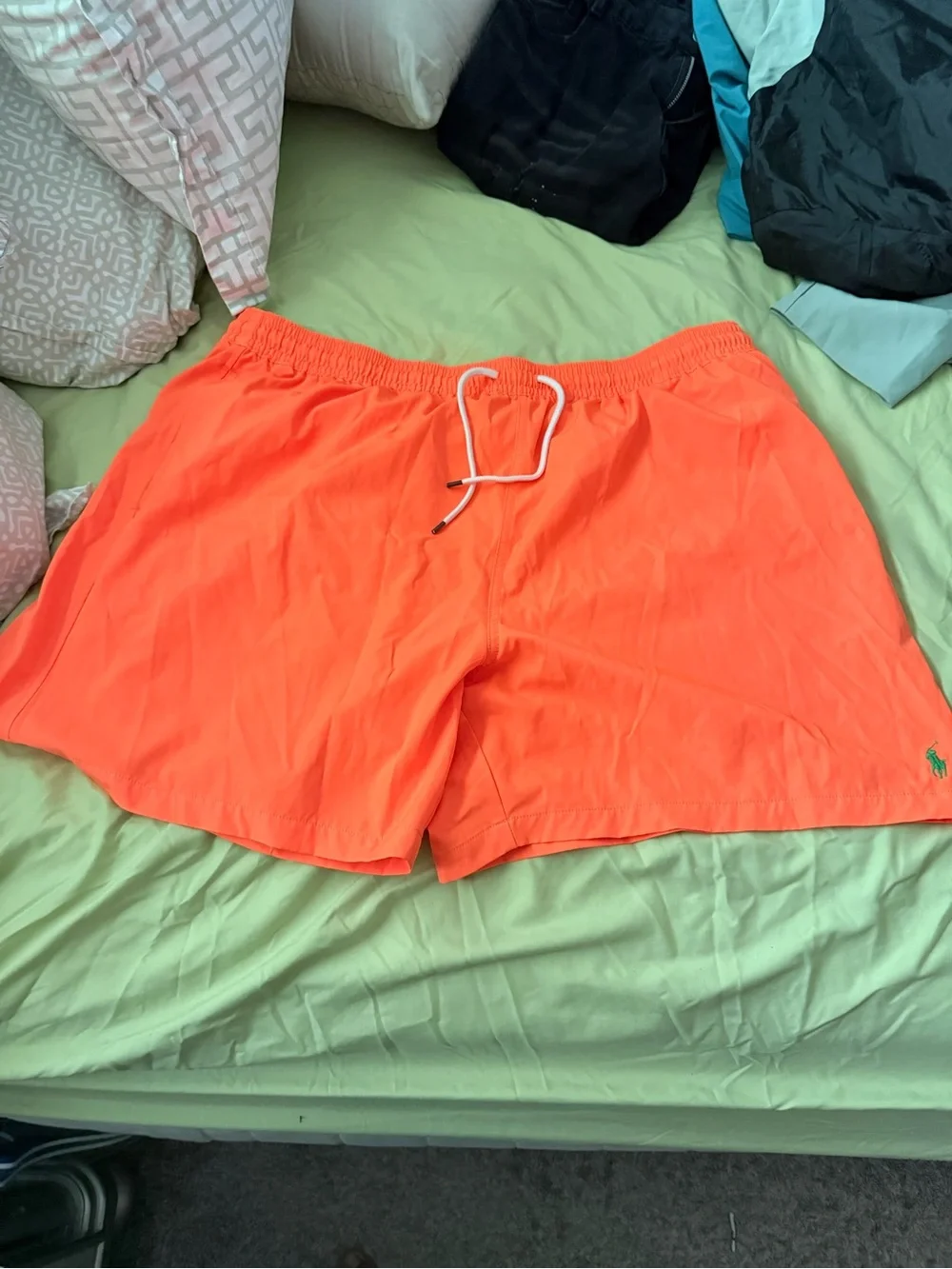 Ralph Lauren Men’s Bright Orange Swim/Hybrid Shorts